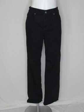 NYDJ Dark Wash Blue Marilyn Straight Leg High Waist Jeans 33" Women's 12